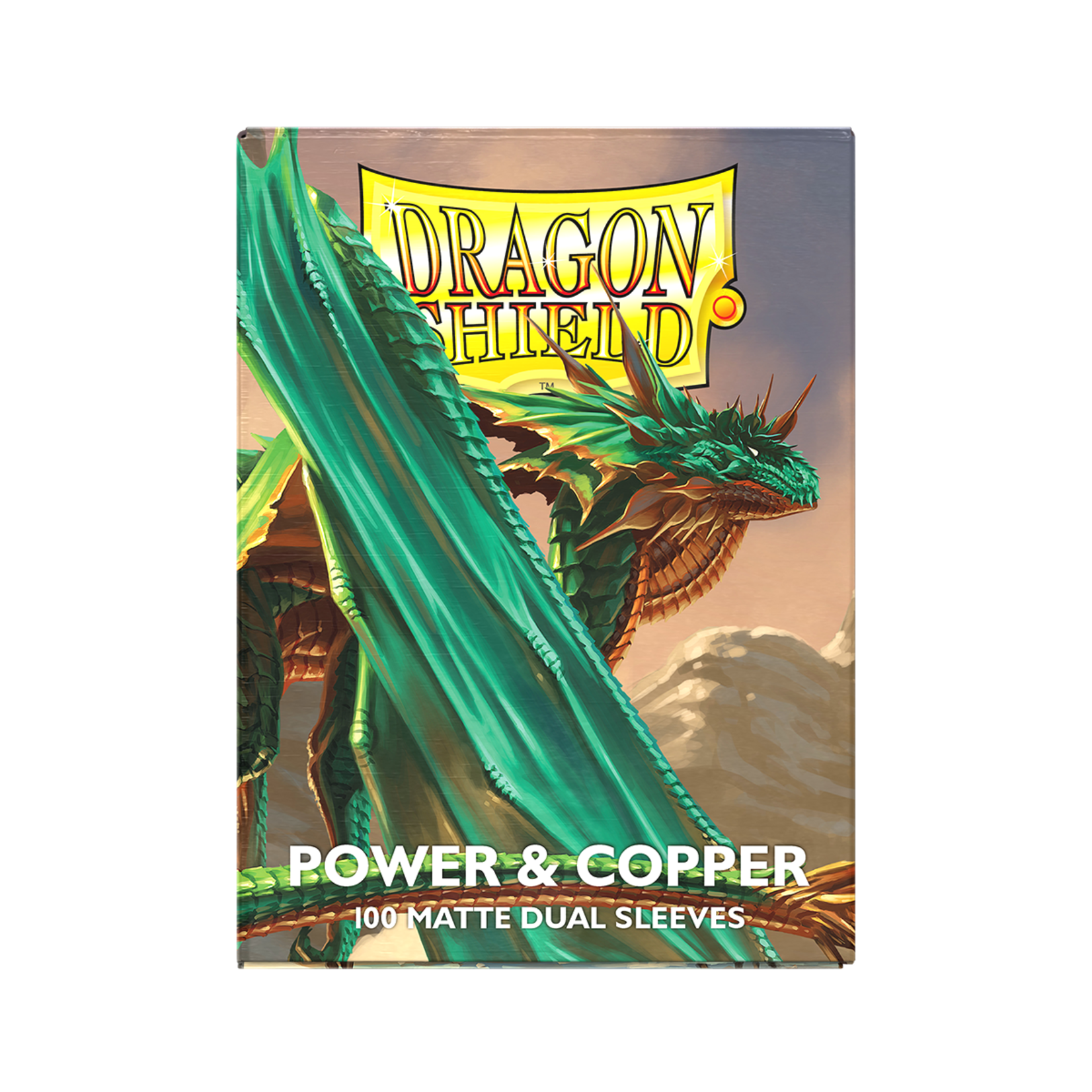 Arcane Tinmen DRAGON SHIELD SLEEVES MATTE DUAL POWER AND COPPER 100CT