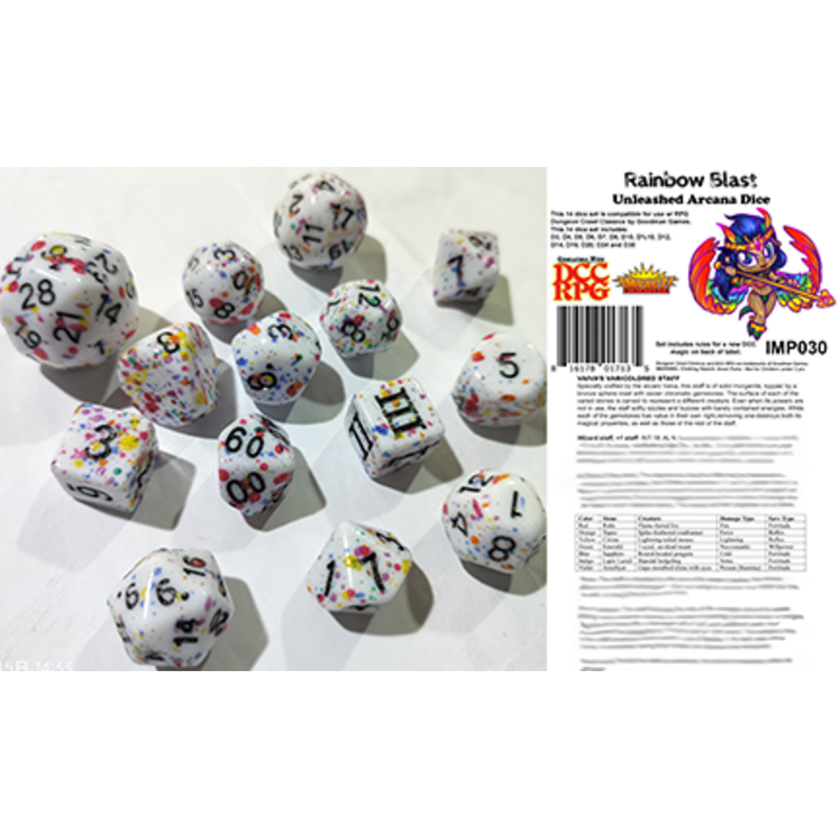 Goodman Games Rainbow Blast Dice Set
