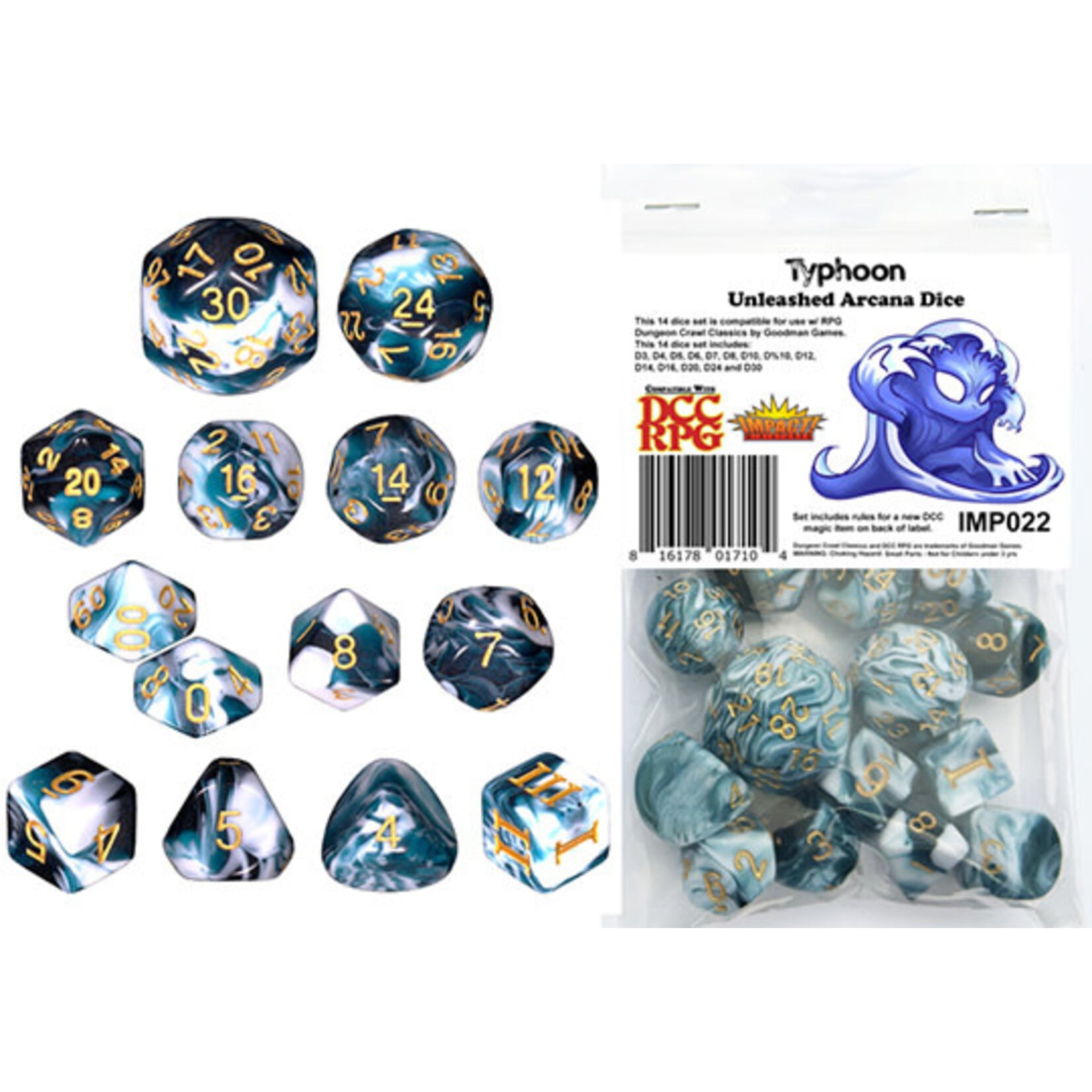 Goodman Games Typhoon Dice Set