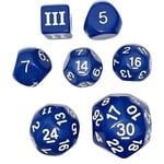 Goodman Games DCC Special 7 Dice Set - Blue