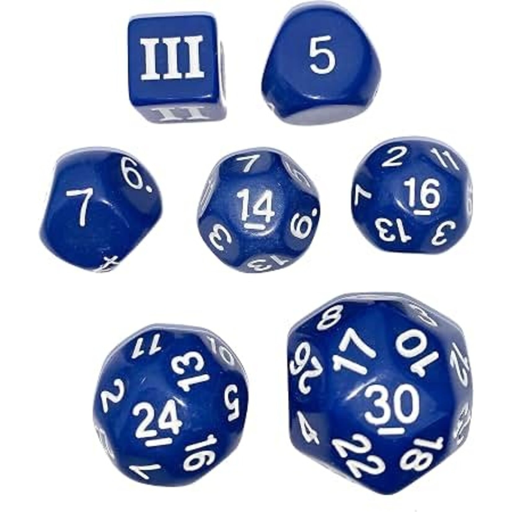 Goodman Games DCC Special 7 Dice Set - Blue