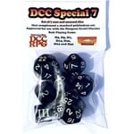Goodman Games DCC Special 7 Dice Set — Black