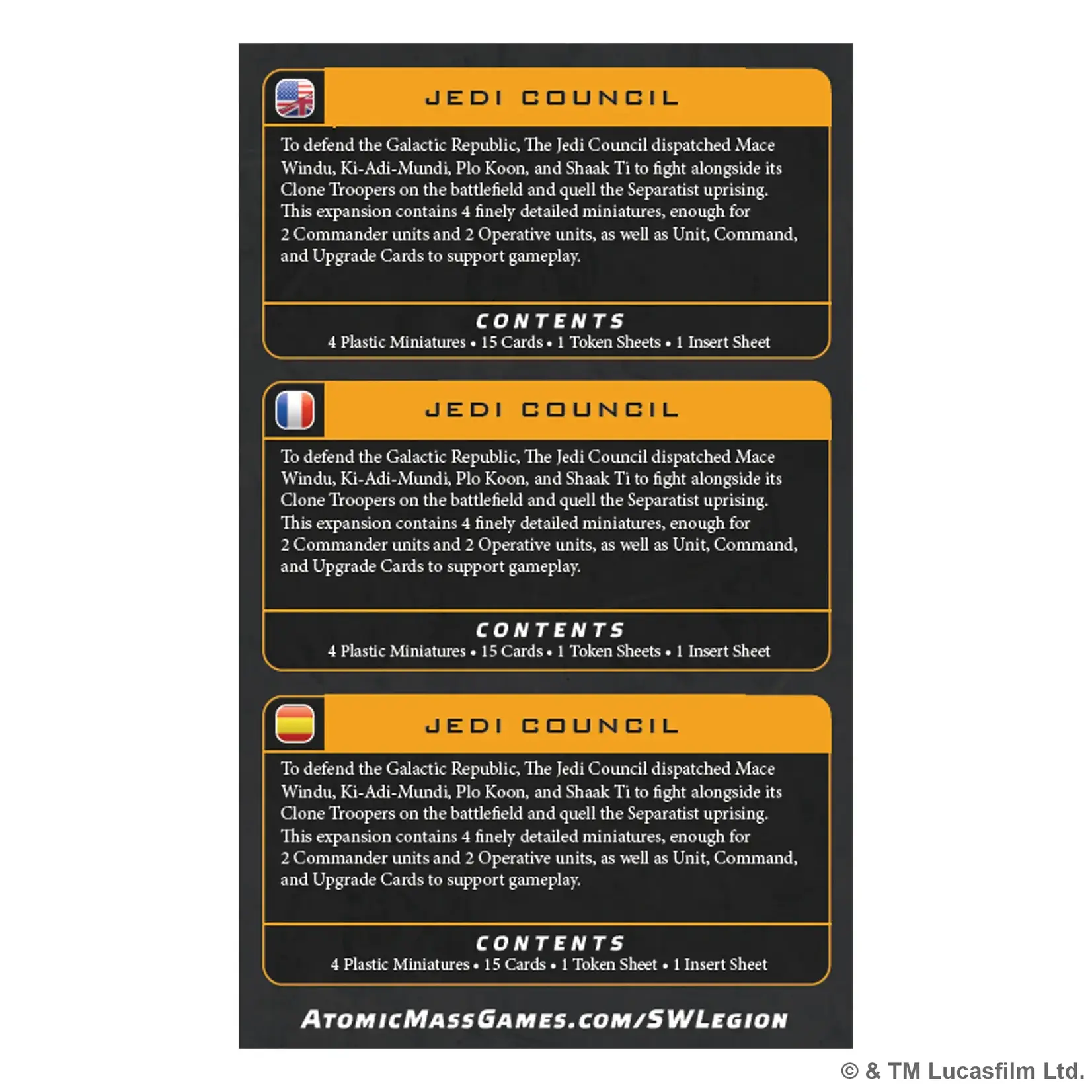 Star Wars: Legion – Jedi Council