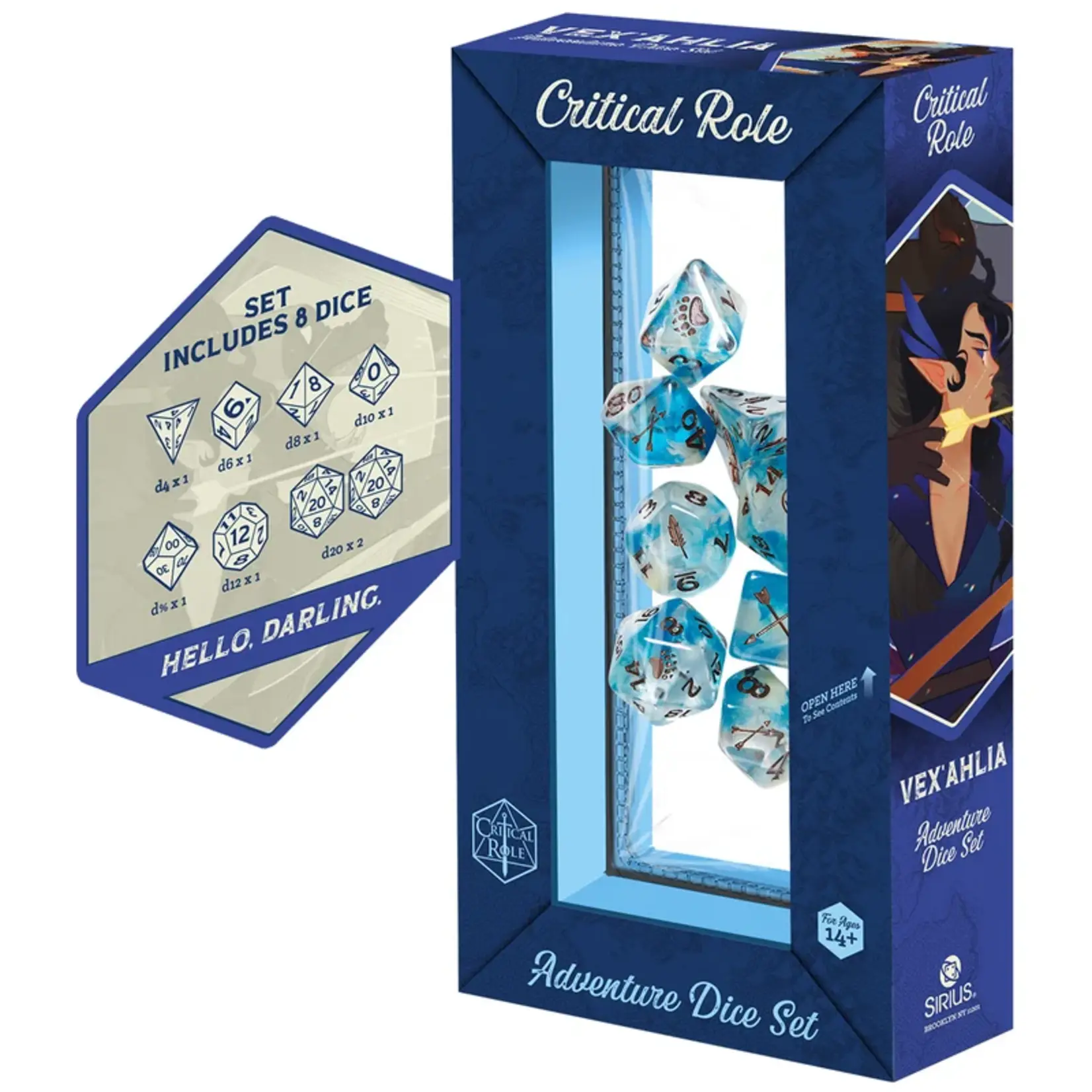 Sirius Dice: Vox Machina Adventure Dice: Vex'Ahlia