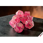 Chessex Lab Dice: Shimmer Ignis/Gold Polyhedral 7-Dice Set