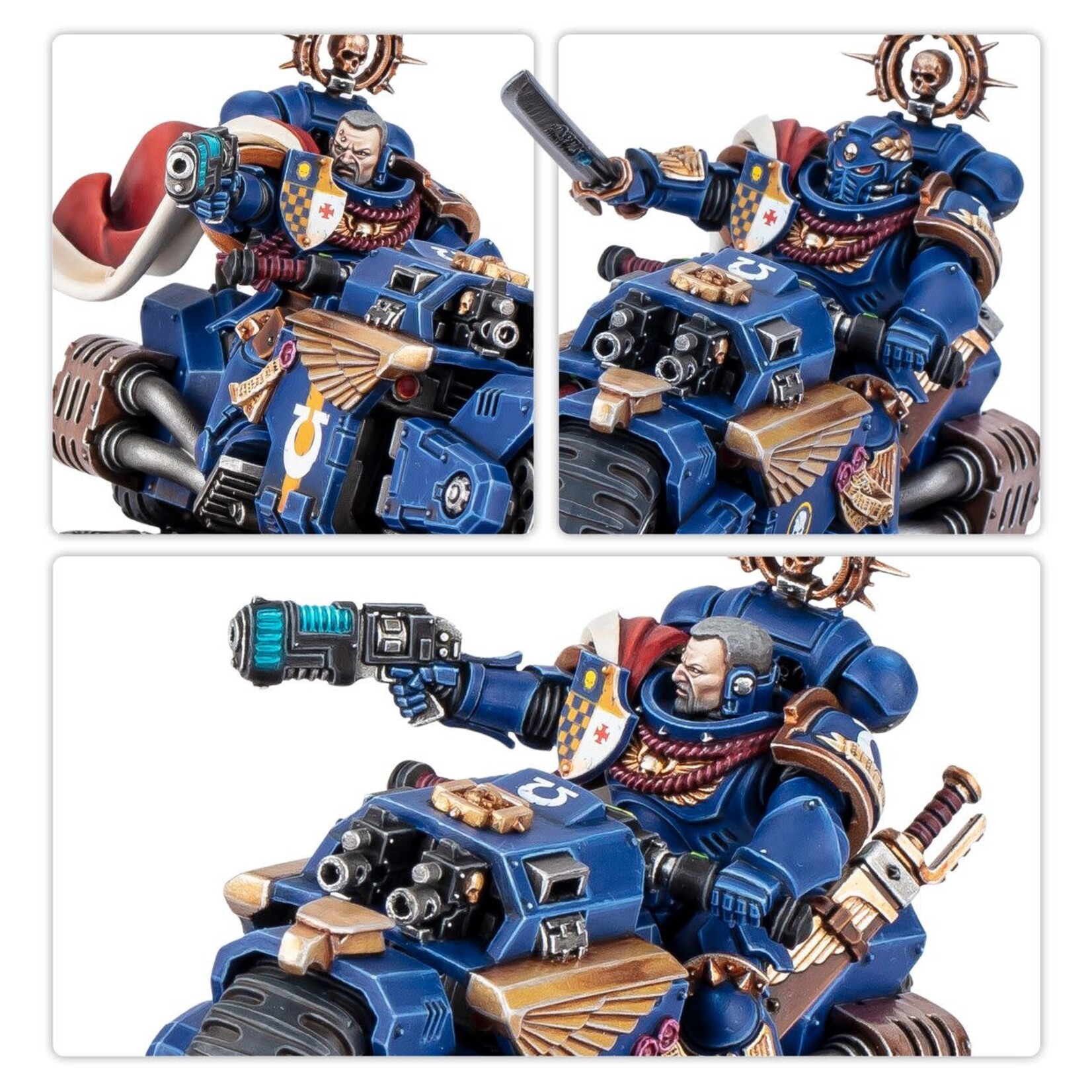 Games Workshop Space Marines: Captain On Bike