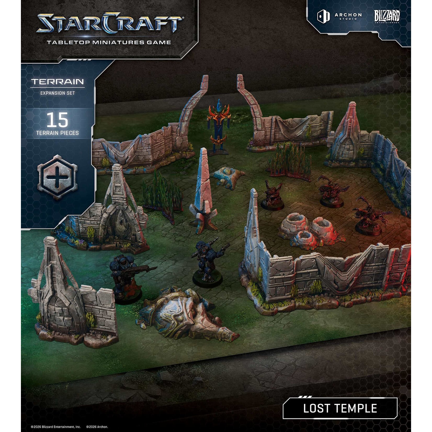 ARCHON STUUDIOS Starcraft: Terrain Set - Lost Temple