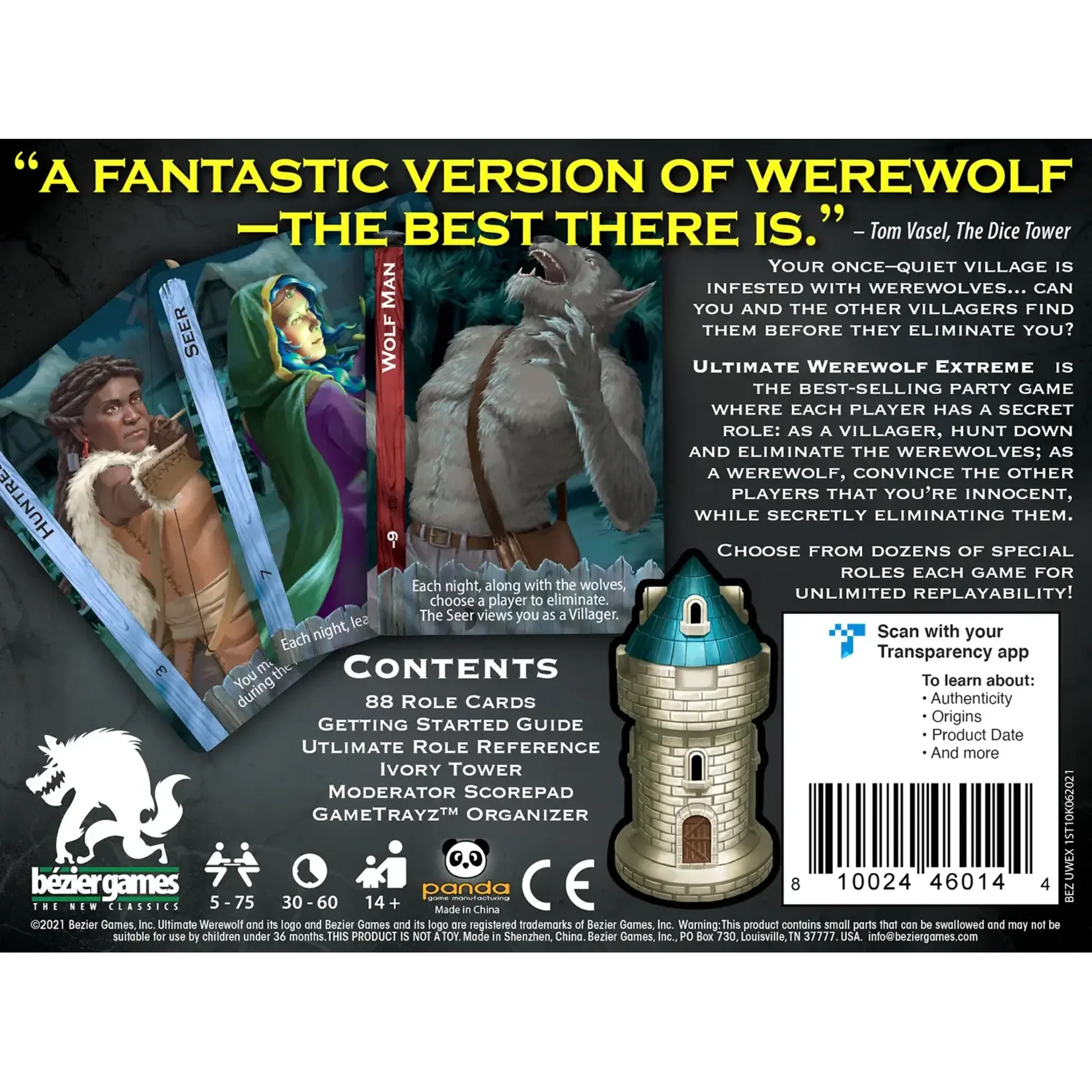 Bezier Games Ultimate Werewolf Extreme