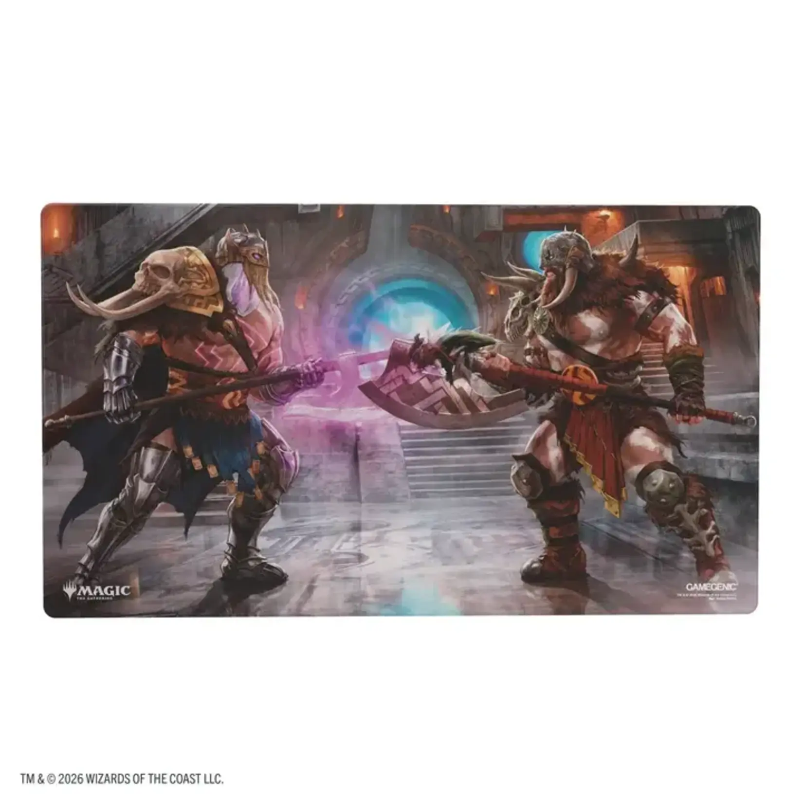 Magic: The Gathering | Reality Fracture Shiny Playmat - Garruk of the Veil/Garruk Uncursed