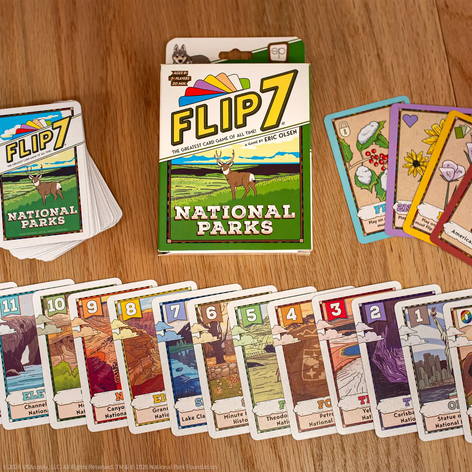 Usaopoly Flip 7: National Parks