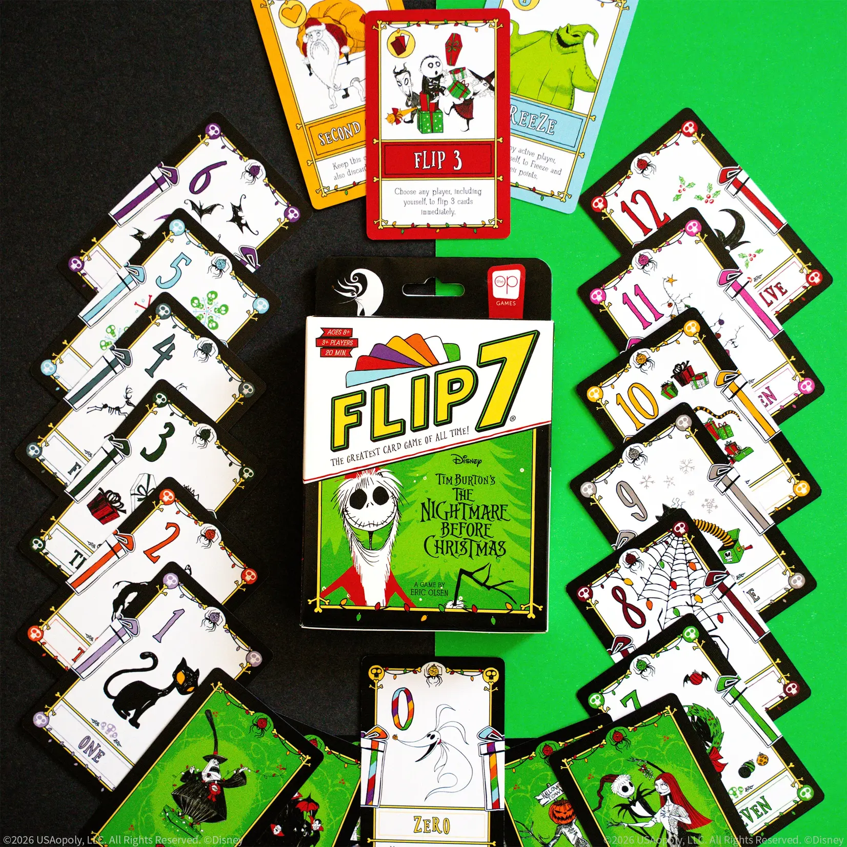 Usaopoly Flip 7: Nightmare Before Christmas