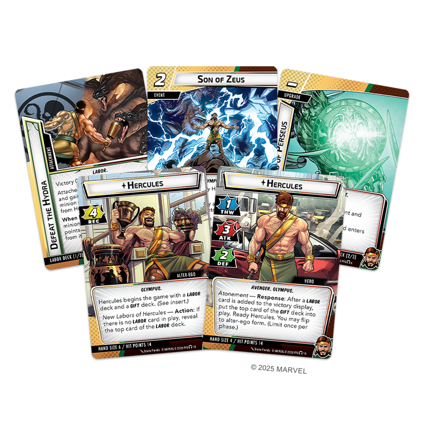 Fantasy Flight Games Marvel Champions: The Card Game - Hercules Hero Pack