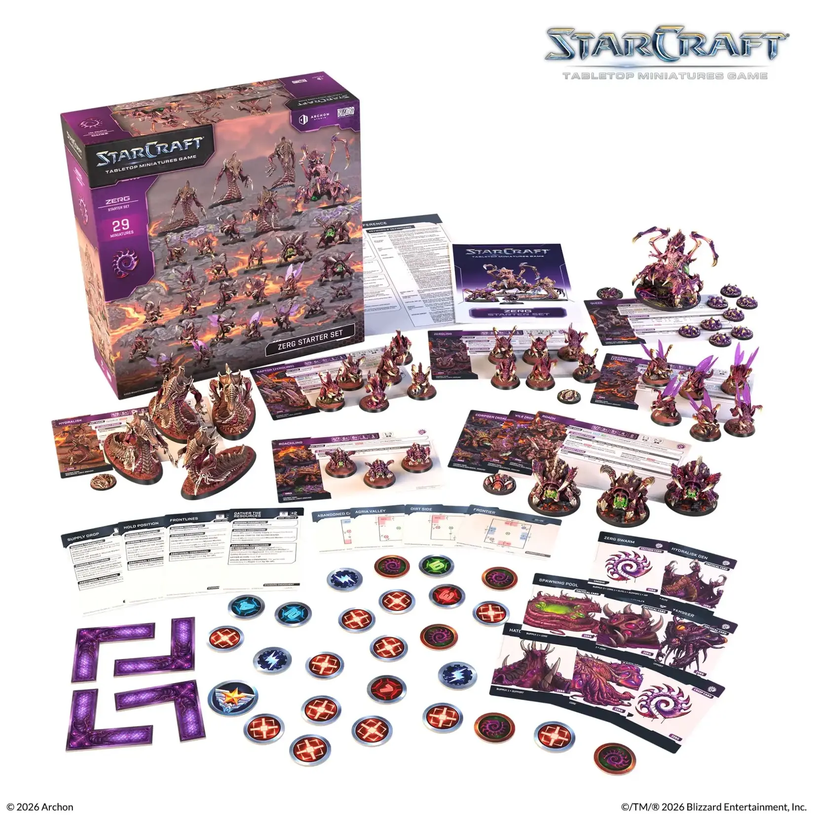 ARCHON STUUDIOS Starcraft Zerg Starter Set