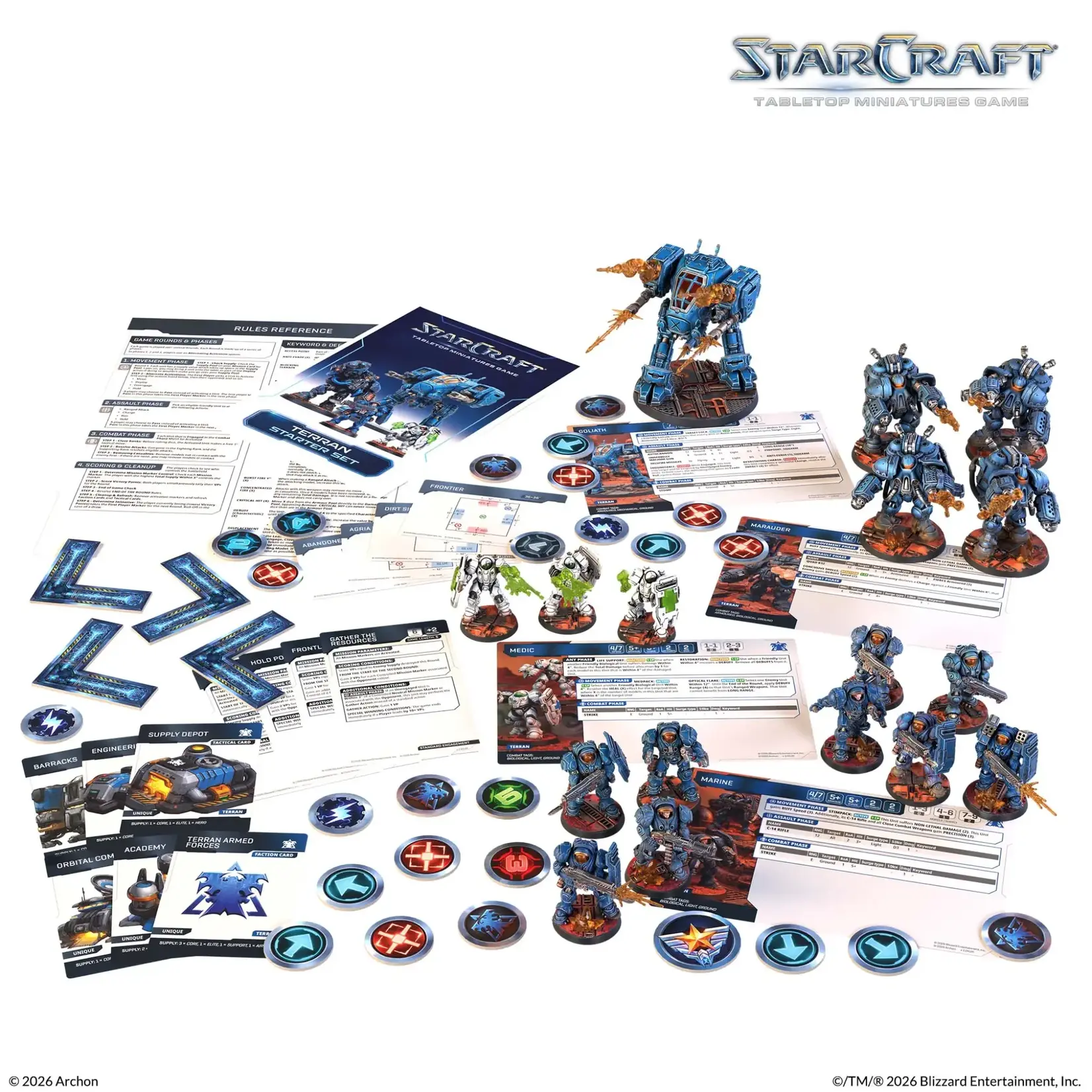 ARCHON STUUDIOS Starcraft Terran Starter Set