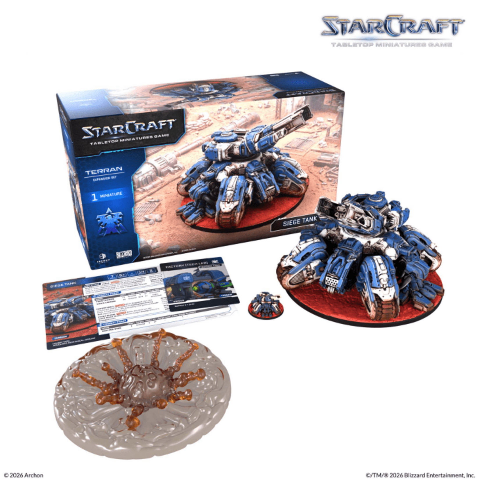 ARCHON STUUDIOS Starcraft Siege Tank - Terran - Expansion Set