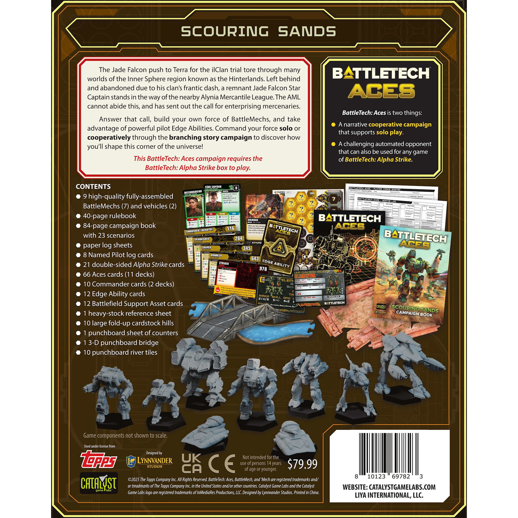 CATALYST GAME LABS Battletech: Aces Scouring Sands