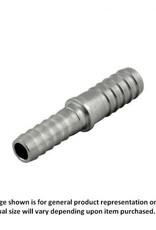 Splicer - Stainless Steel - 5/16" Barb x 3/8" Barb