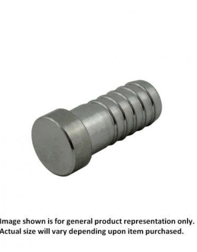 Plug - Stainless Steel - 1/4" Barb