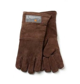BBQ Brown Leather Grill Gloves - 15" Set of 2