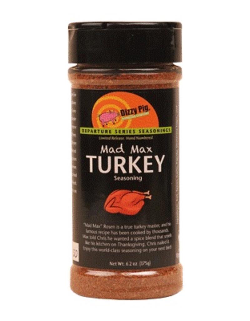 Mad Max Turkey Rub Seasoning Spice - Dizzy Pig - 8 oz Shaker Bottle