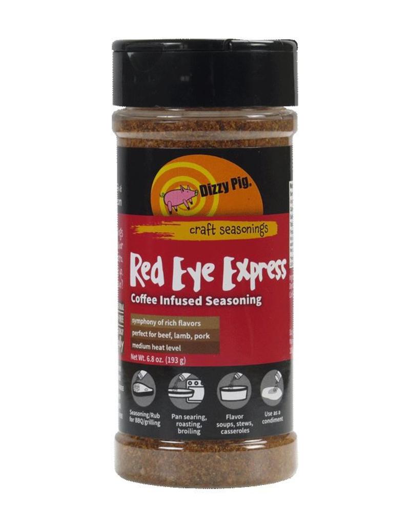 Red Eye Express Rub Seasoning Spice - Dizzy Pig - 8 oz Shaker Bottle