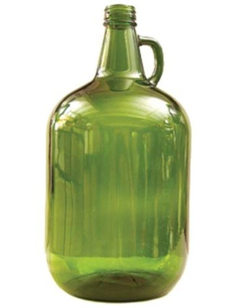 Green One Gallon Glass Jug (jar)