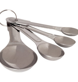 Big Green Egg Measuring Spoon Set - Stainless Steel (4 piece)