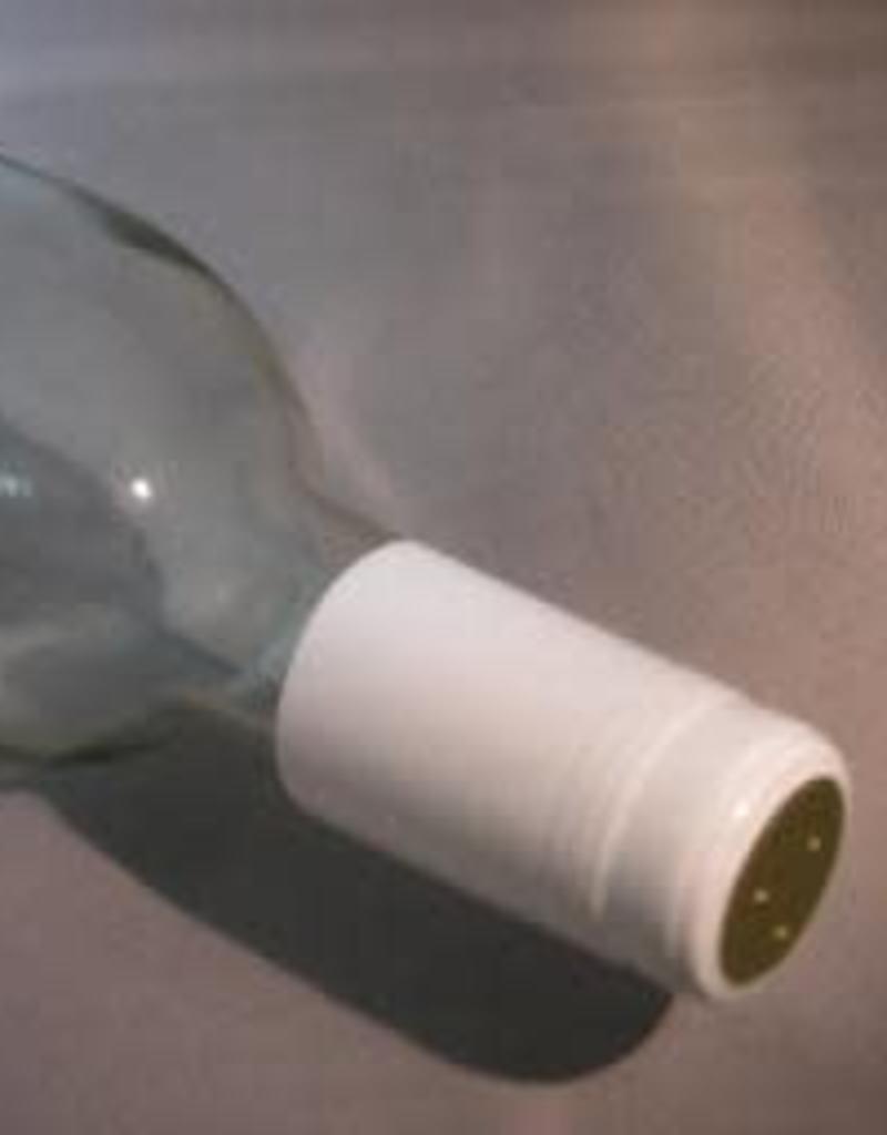 PVC Wine Bottle Shrink Capsules White (pkg 30)