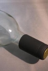 PVC Wine Bottle Shrink Capsules Black (pkg 30)