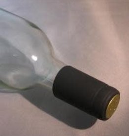 PVC Wine Bottle Shrink Capsules Black (pkg 30)