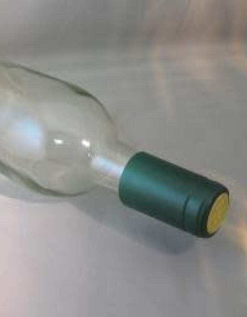 PVC Wine Bottle Shrink Capsules Metallic Green (pkg 30)