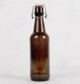 500 ml (500ml) Amber Flip Top Bottles - Case/12