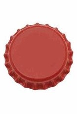 Beer Bottle Crown Caps (Red Oxygen Liner) - 144 ct