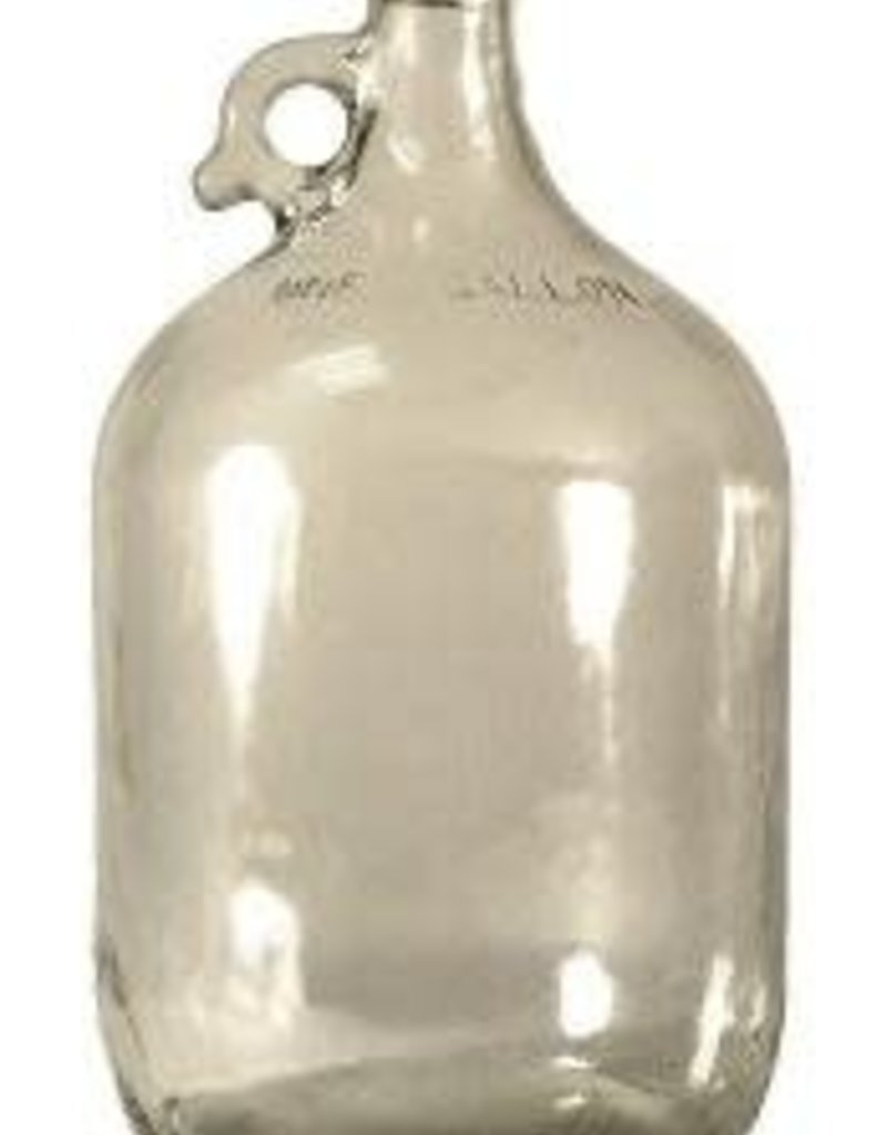 Clear One (1) Gallon Glass Carboy Jug (jar)