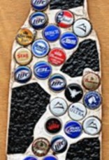Beer Bottle with Caps Sign