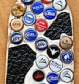Beer Bottle with Caps Sign