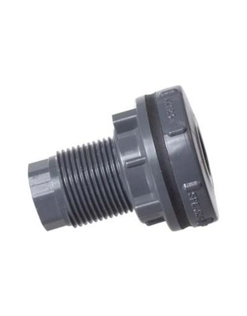 Cooler Bulkhead 1/2" FPT Female High Temp Plastic Fitting