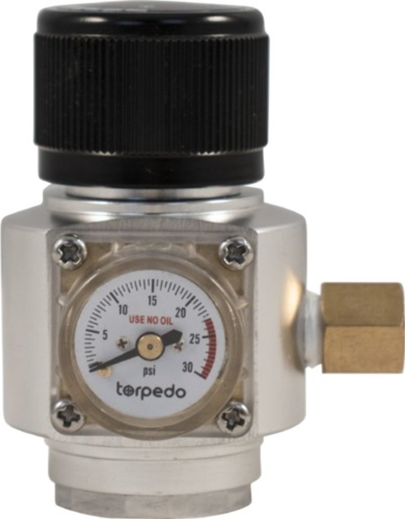Torpedo MidSize CO2 Regulator Brew Supply Haus