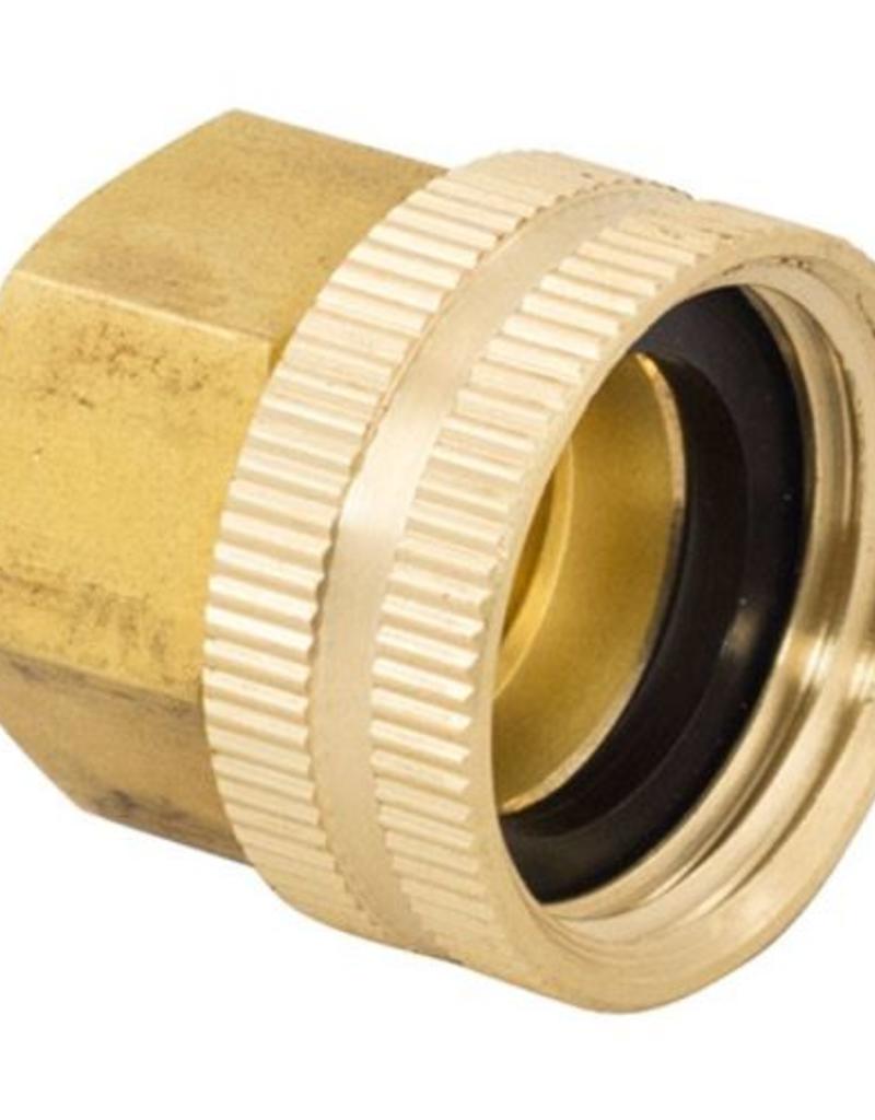 Brass Garden Hose Coupler 1/2 In.