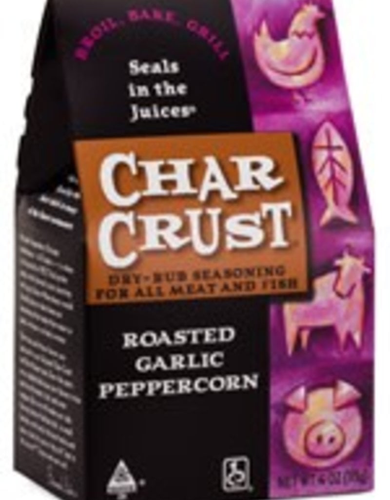 Roasted Garlic Peppercorn Seasoning Spice Rub - Char Crust