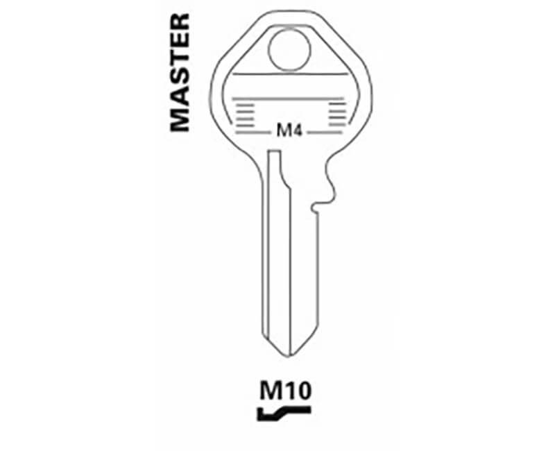 JET HARDWARE MFG JET 32932 M10 MASTER KEY BLANKS