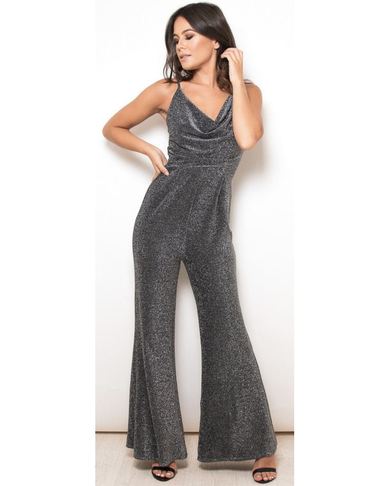 silver jumpsuit