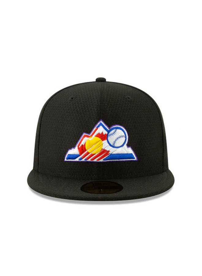rockies batting practice hat