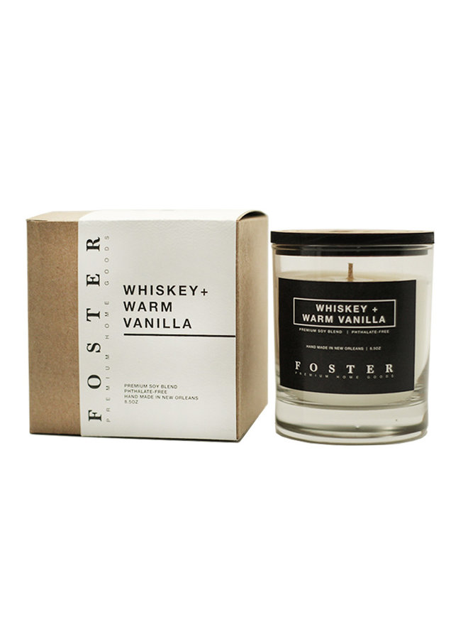 Premium Soy Candle Whiskey + Warm Vanilla