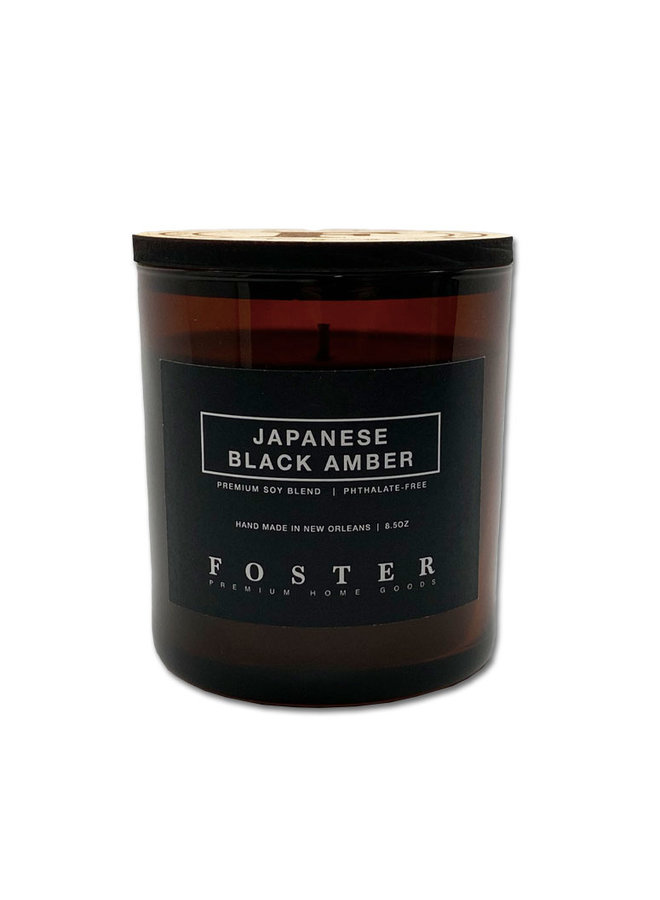 Premium Soy Candle Japanese Black Amber