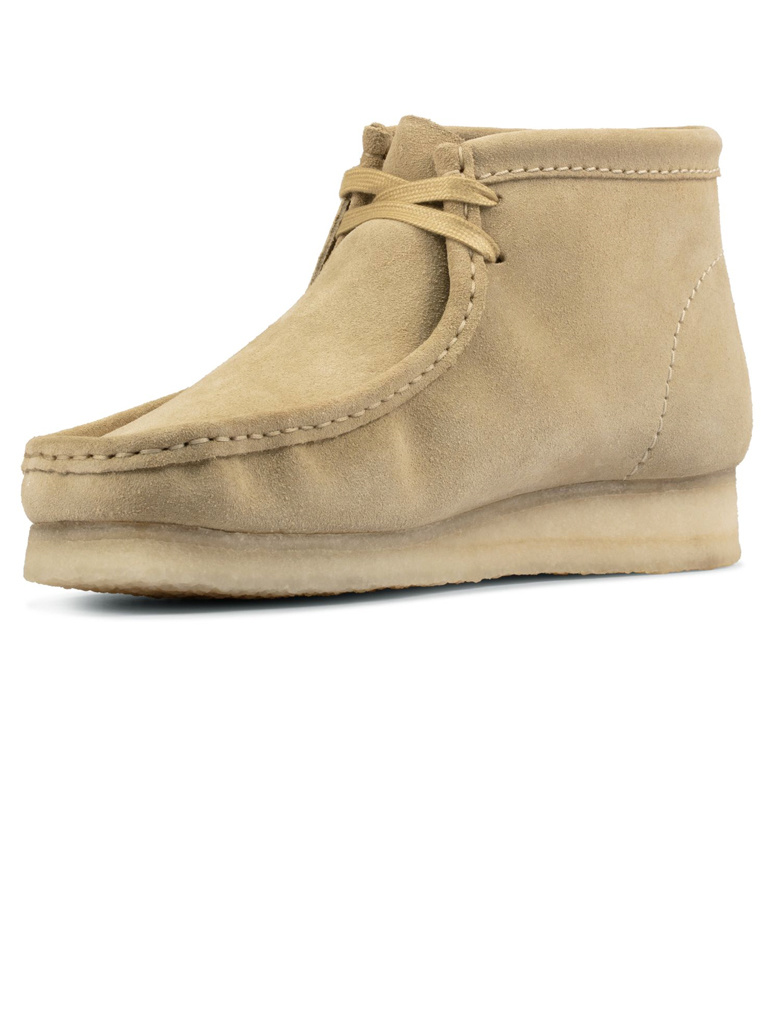 wallabee boot maple suede