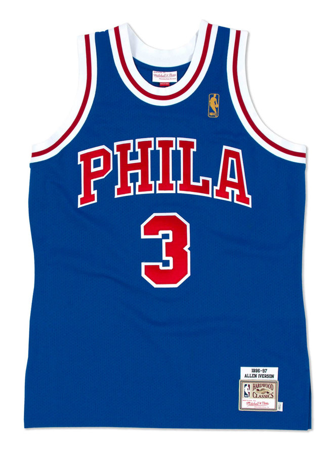 Authentic Jersey Philadelphia 76ers Alternate 1996-97