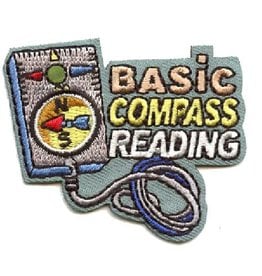 Advantage Emblem & Screen Prnt *Basic Compass Reading Fun Patch