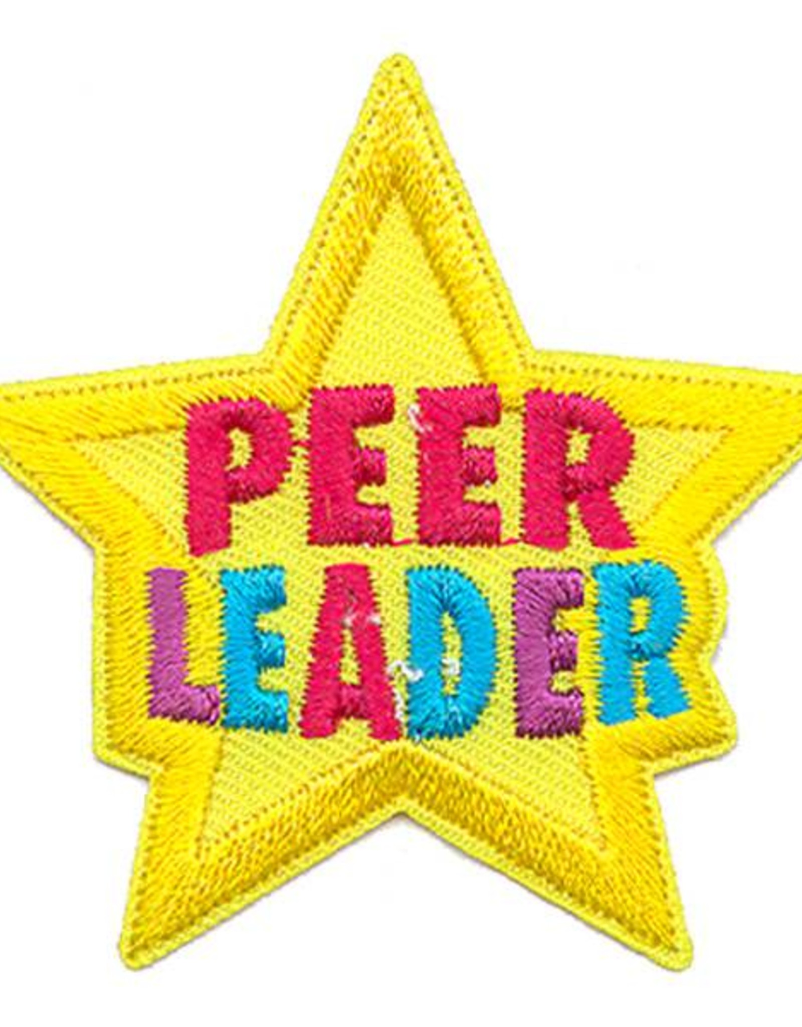 Advantage Emblem & Screen Prnt *Peer Leader Star Fun Patch