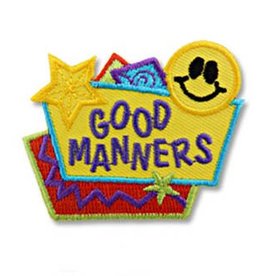 snappylogos Good Manners Fun Patch (6489)